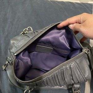 💯 Authentic Coach Ashley Leather Satchel & Matching Wallet